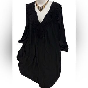 Vintage Embroidered Dress Sz L